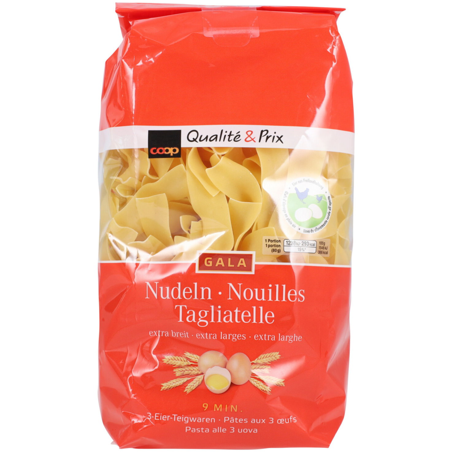 Gala 3-Eier Nudeln extra-breit