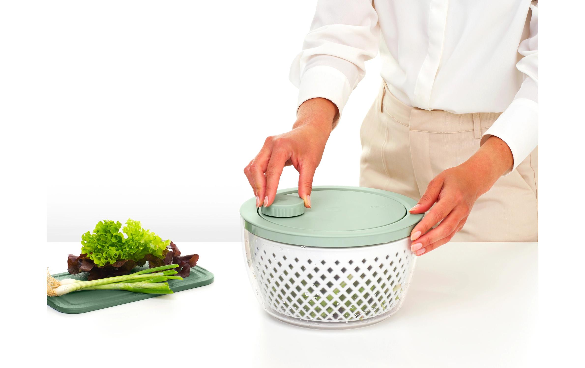 Salatschleuder Tasty+ 25 cm, Grün/TransparentSchleuder für Salat