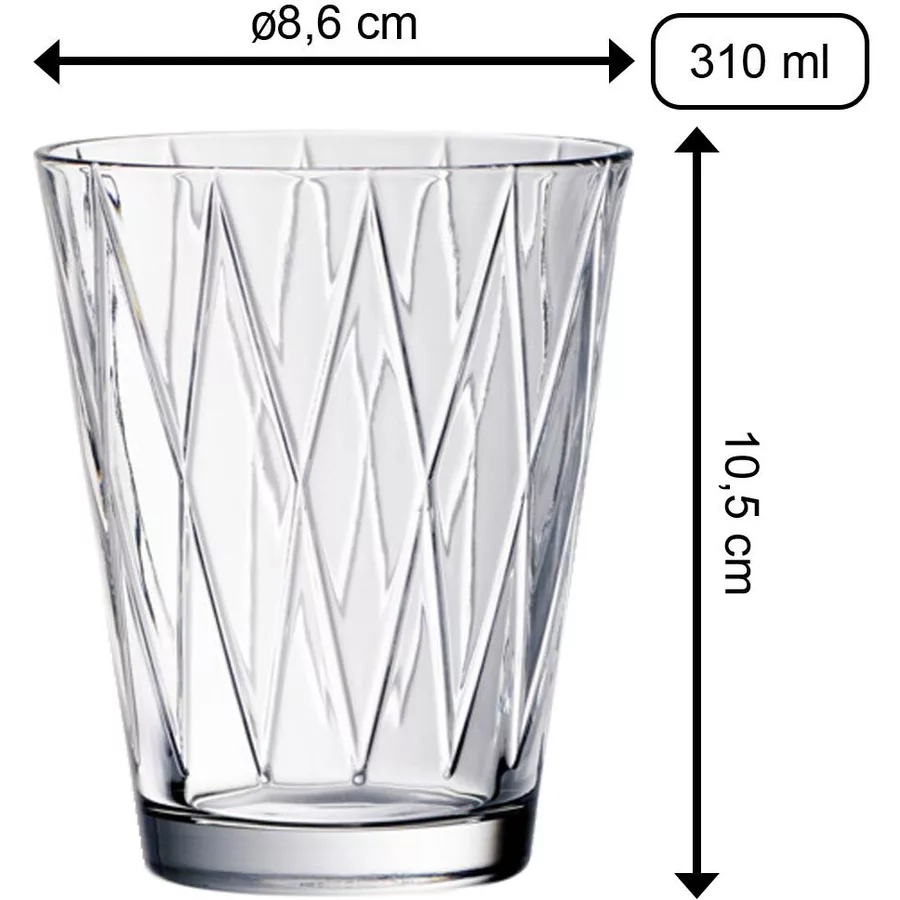 Villeroy & Boch Wassergläser Dressed Up 310 ml 16er Set transparent