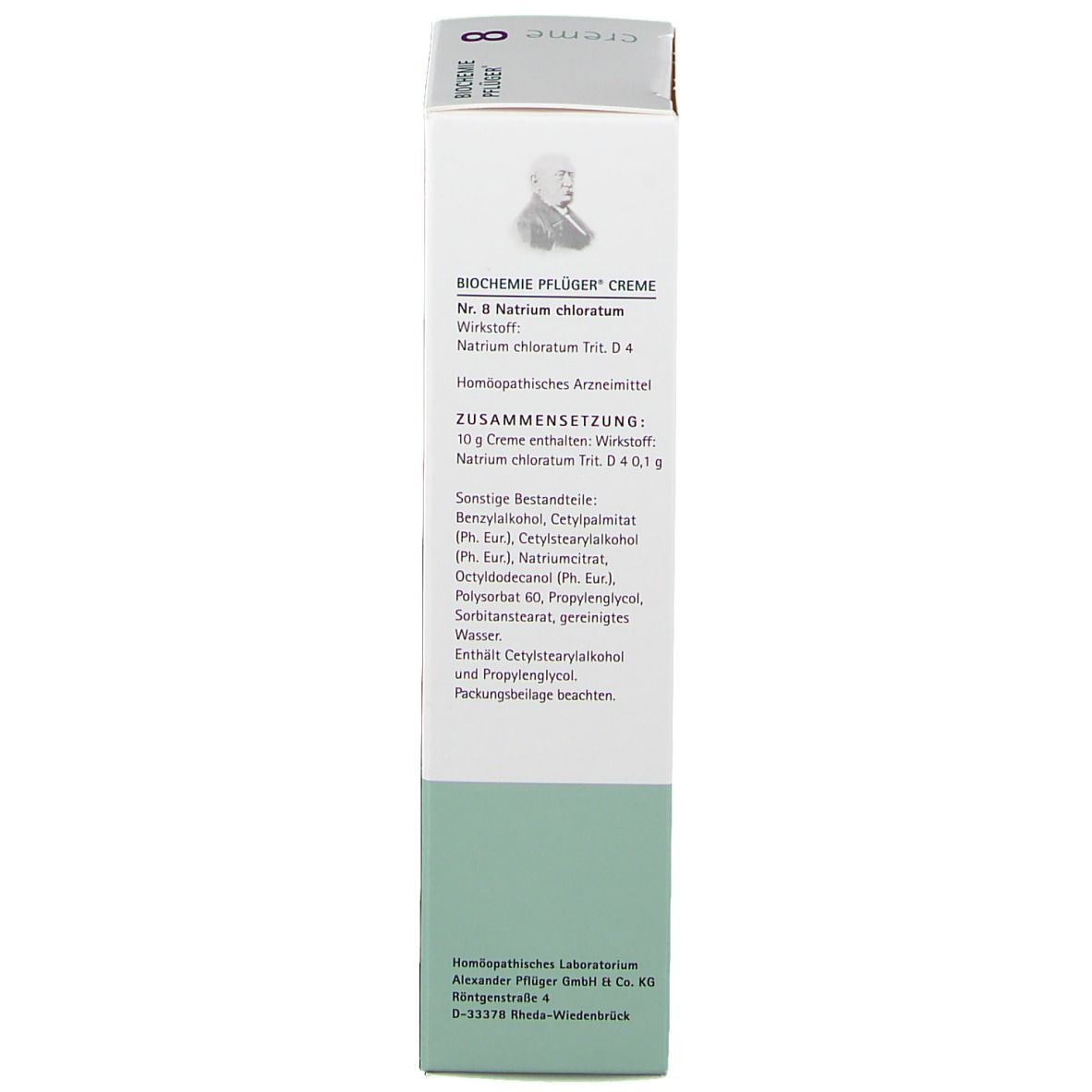 Biochemie Pflüger® Nr. 8 Natrium chloratum D4 Creme