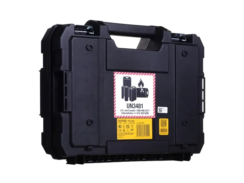 DeWALT DCF850P2T-QW, 3250 rpm, 475 W, 18 V, 5 At, 200 mm, 900 g