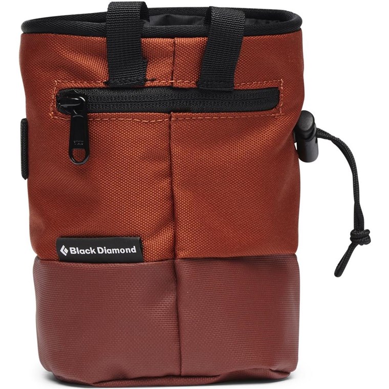 Black Diamond Mojo Zip Chalk Bag Burnt Sienna