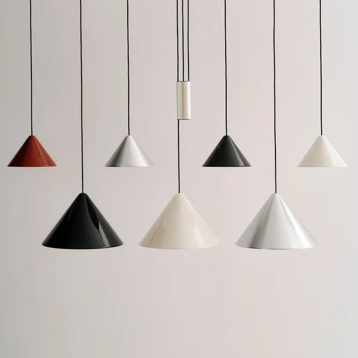HAY - Compass Pendelleuchte, höhenverstellbar, Ø 43 cm, soft black