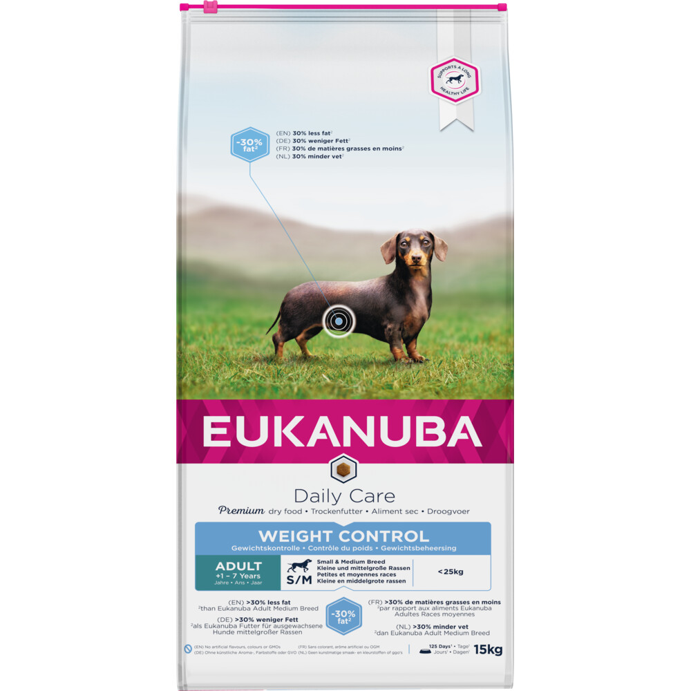 Eukanuba Dog Adult Medium Weight Control Chicken15 kg
