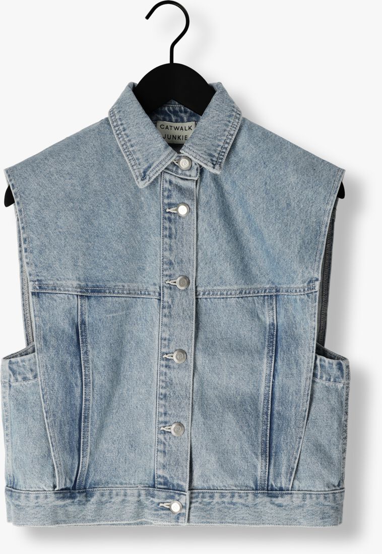 CATWALK JUNKIE blauwe catwalk junkie gilet jk mea