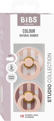 BIBS Studio Colour Block Smokk 2-Pakk Lateks Str 2, Blush Mix