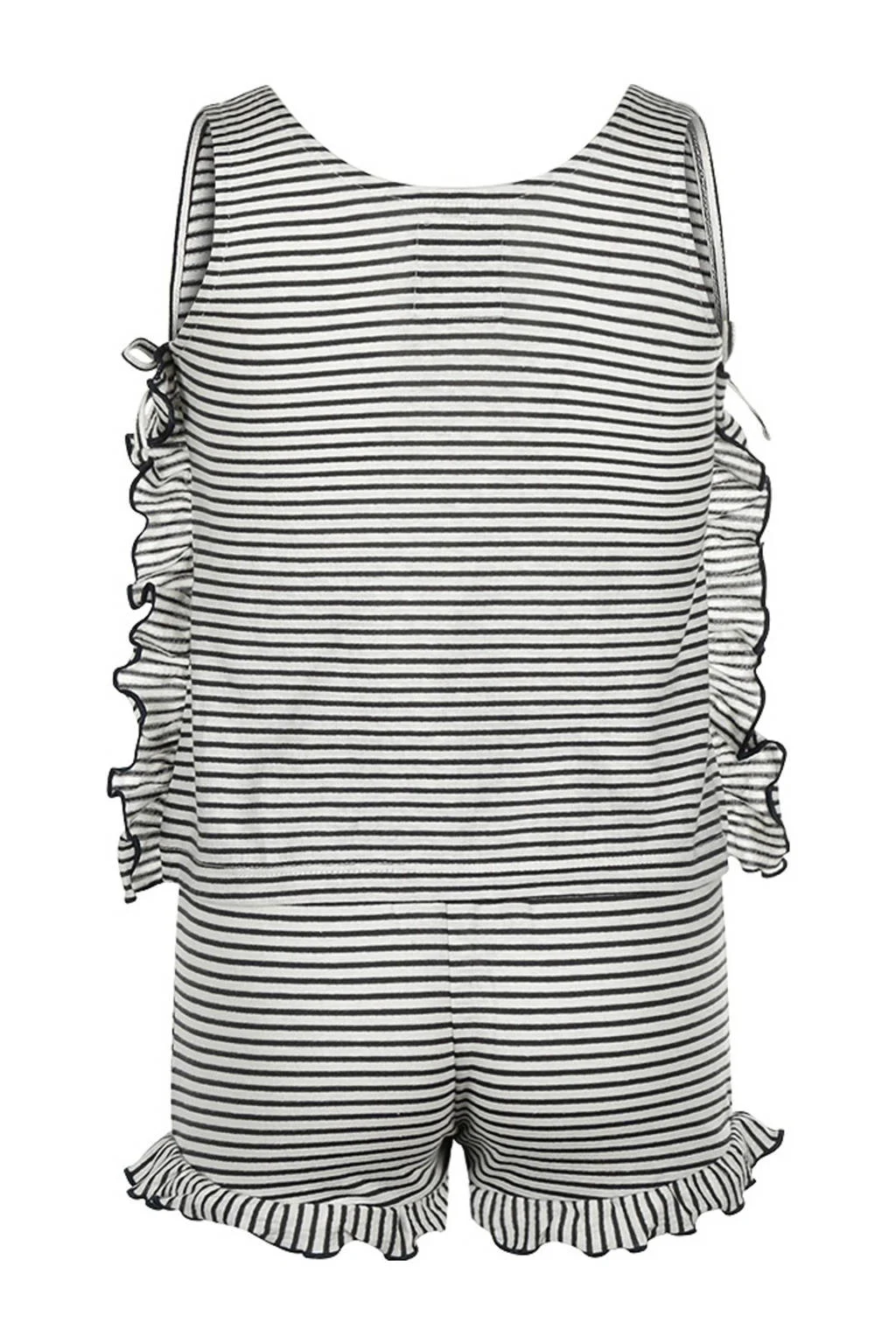 Koko Noko top + broek donkerblauw/wit