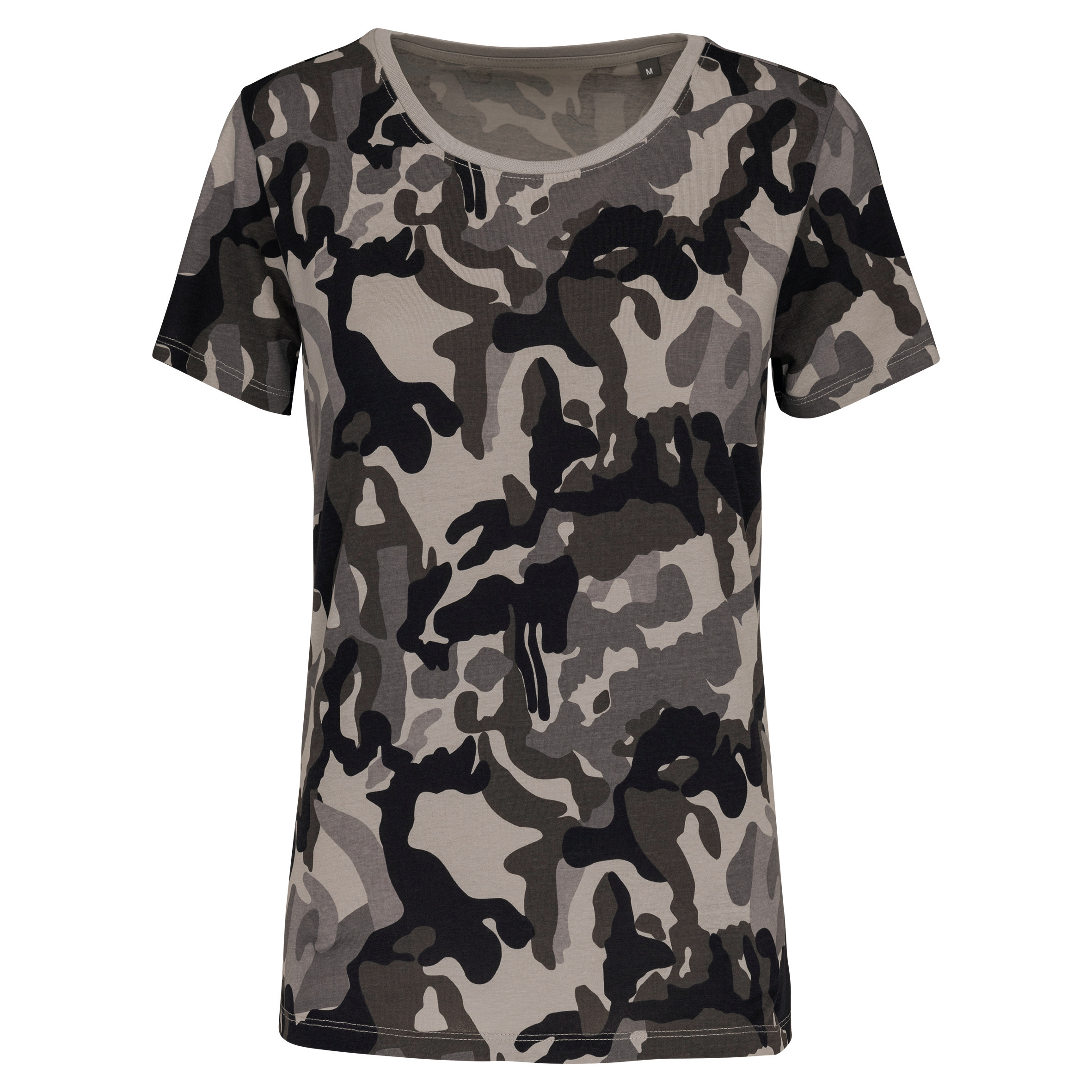Kariban K3031 - T-shirt camo manches courtes femme