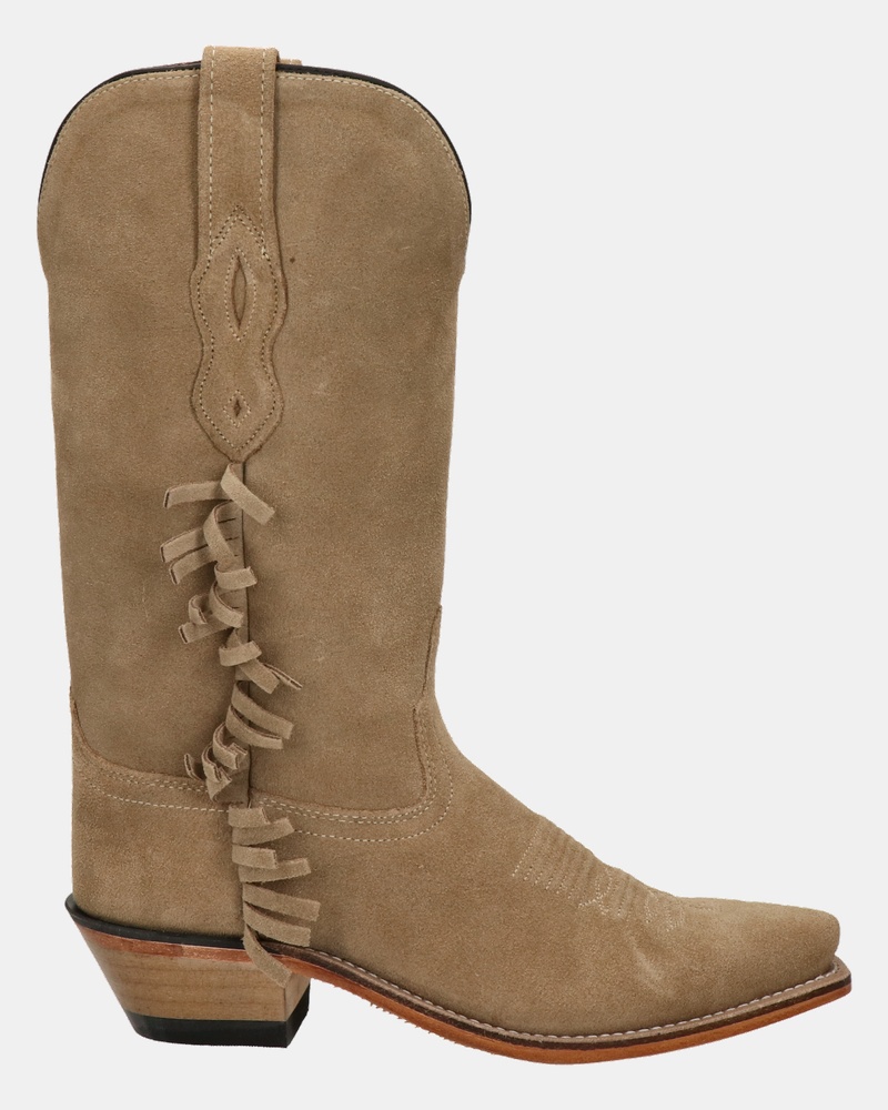 Bootstock Ruffle Cowboylaarzen  - beige