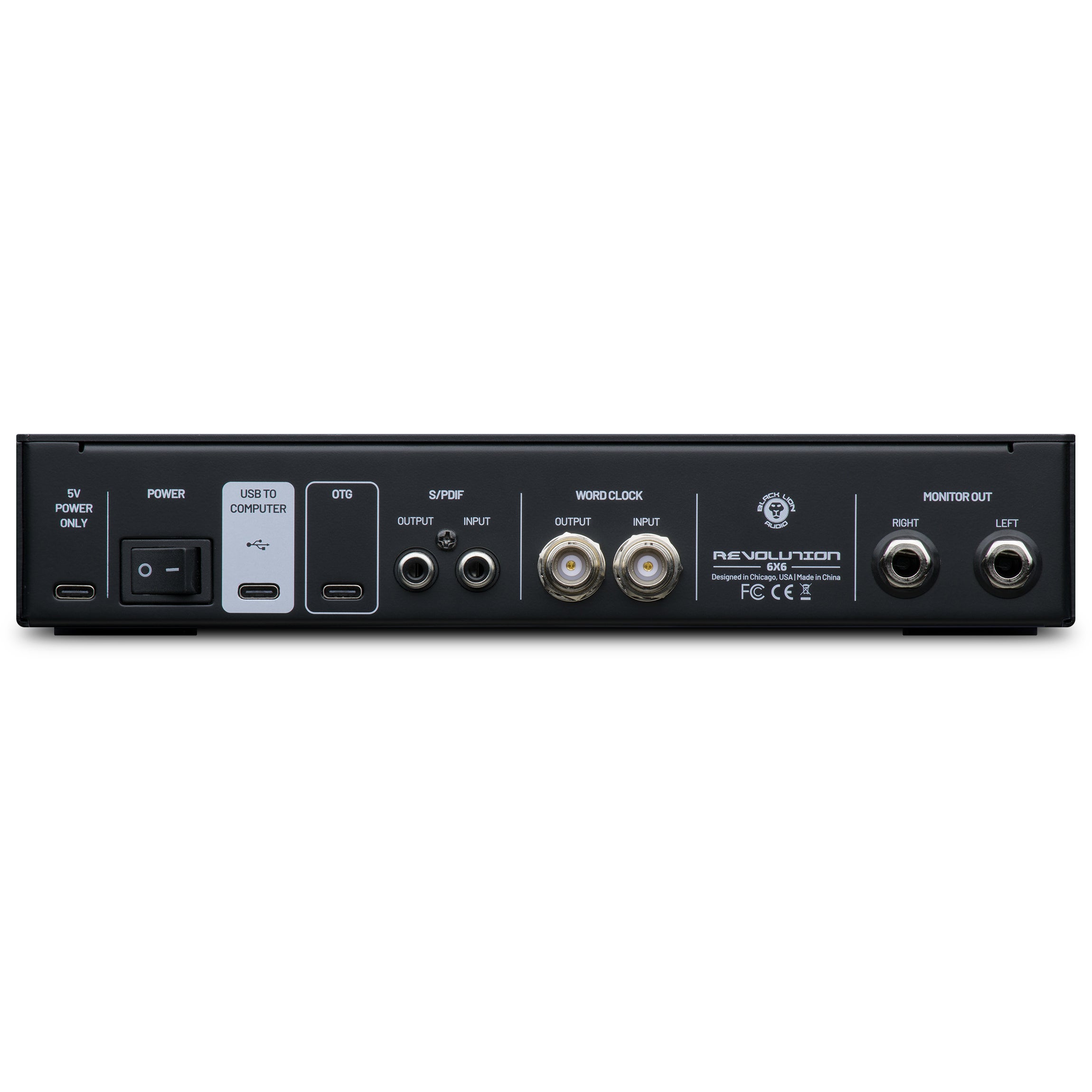 Black Lion Audio Revolution 6x6 audio interface en standalone DAC