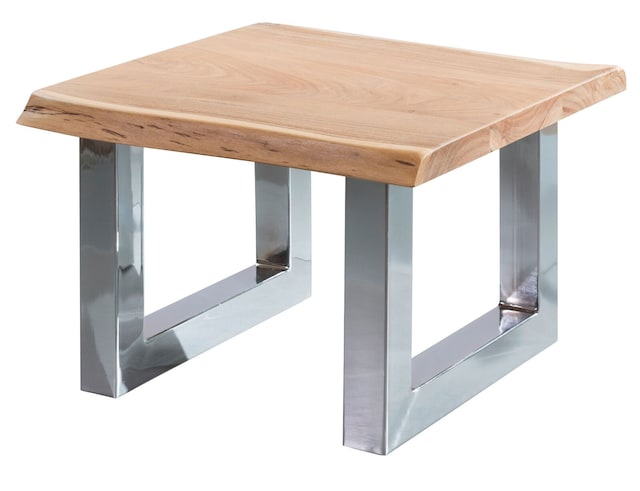 Couchtisch 60 x 58 cm braun
