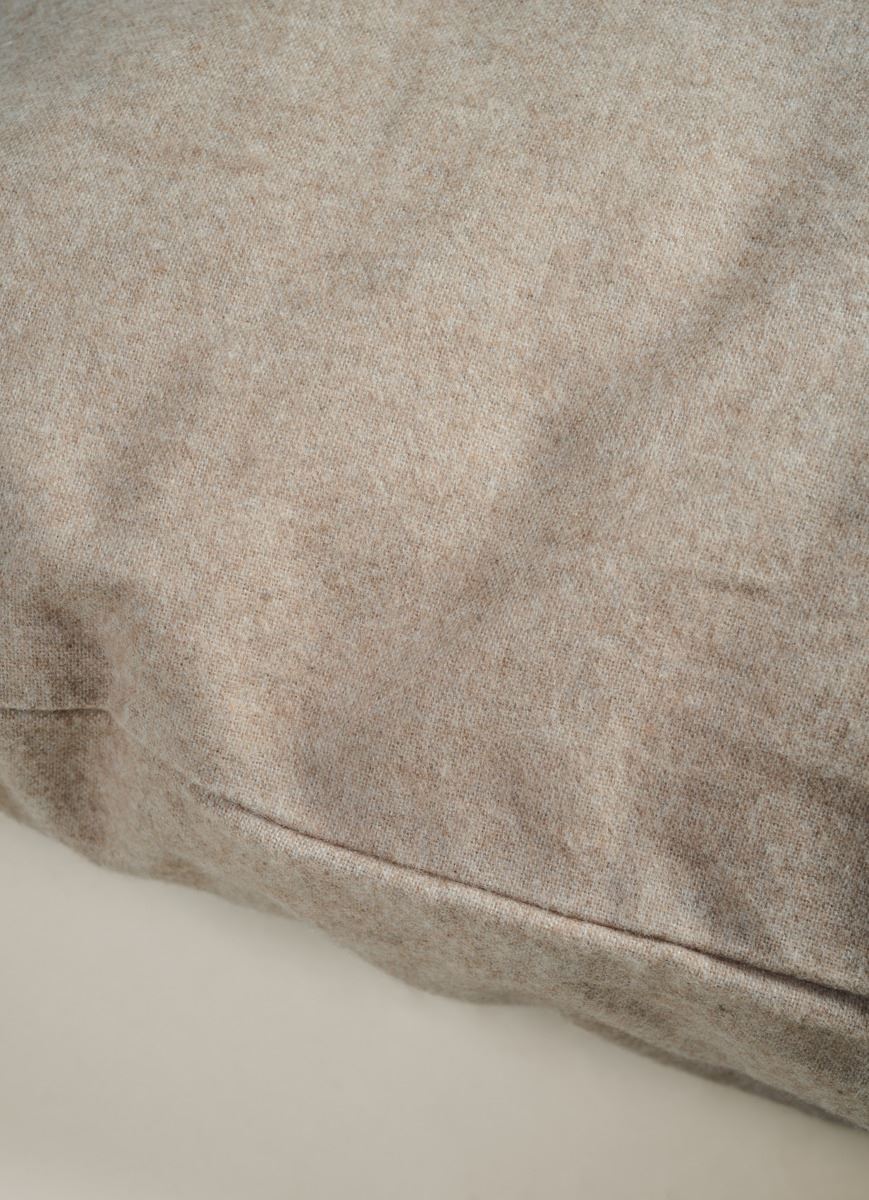Garnfarget bomull putevar sand - 50x70 cm