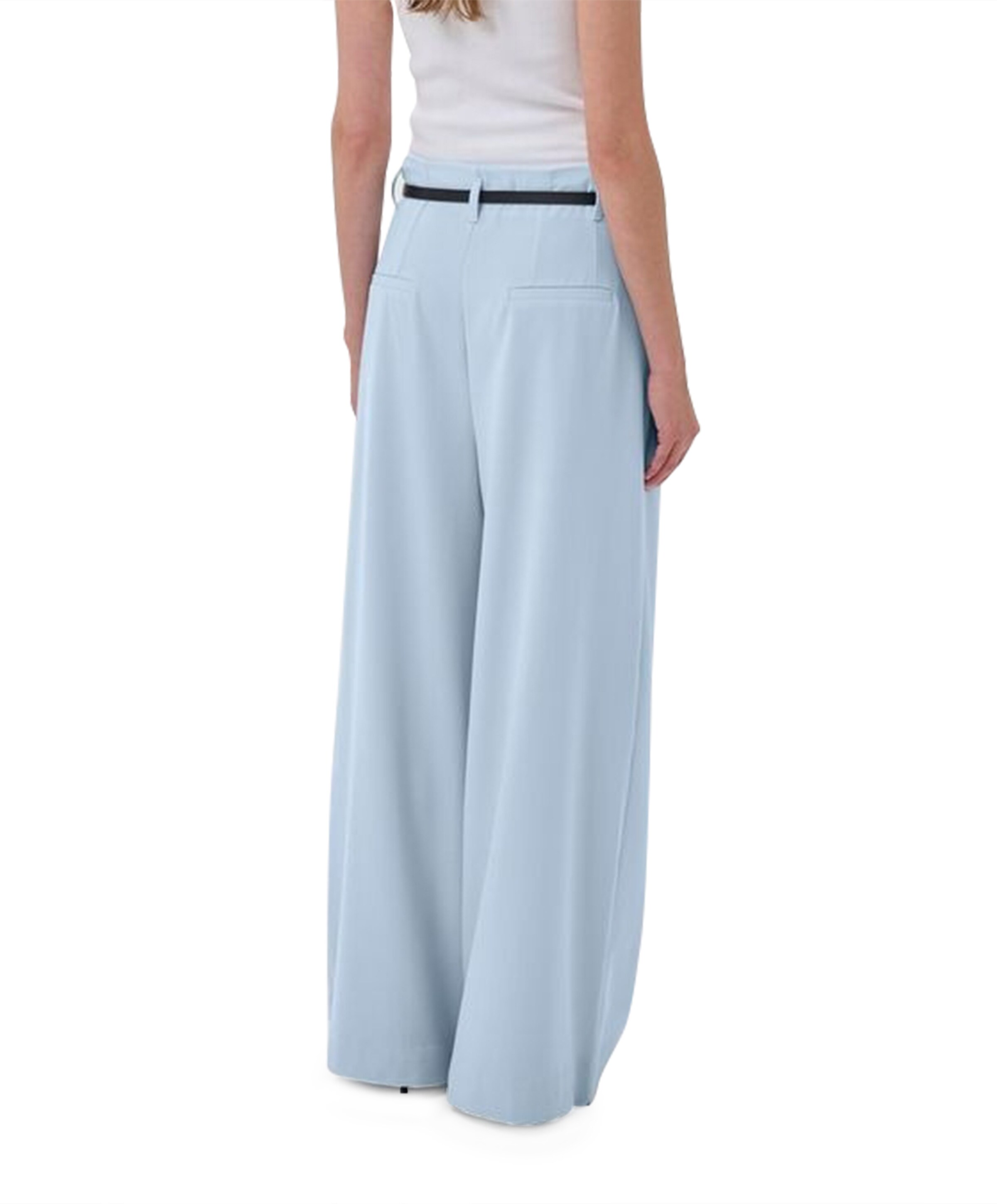 My Essential Wardrobe MWHace Sille High Wide dames broek blauw