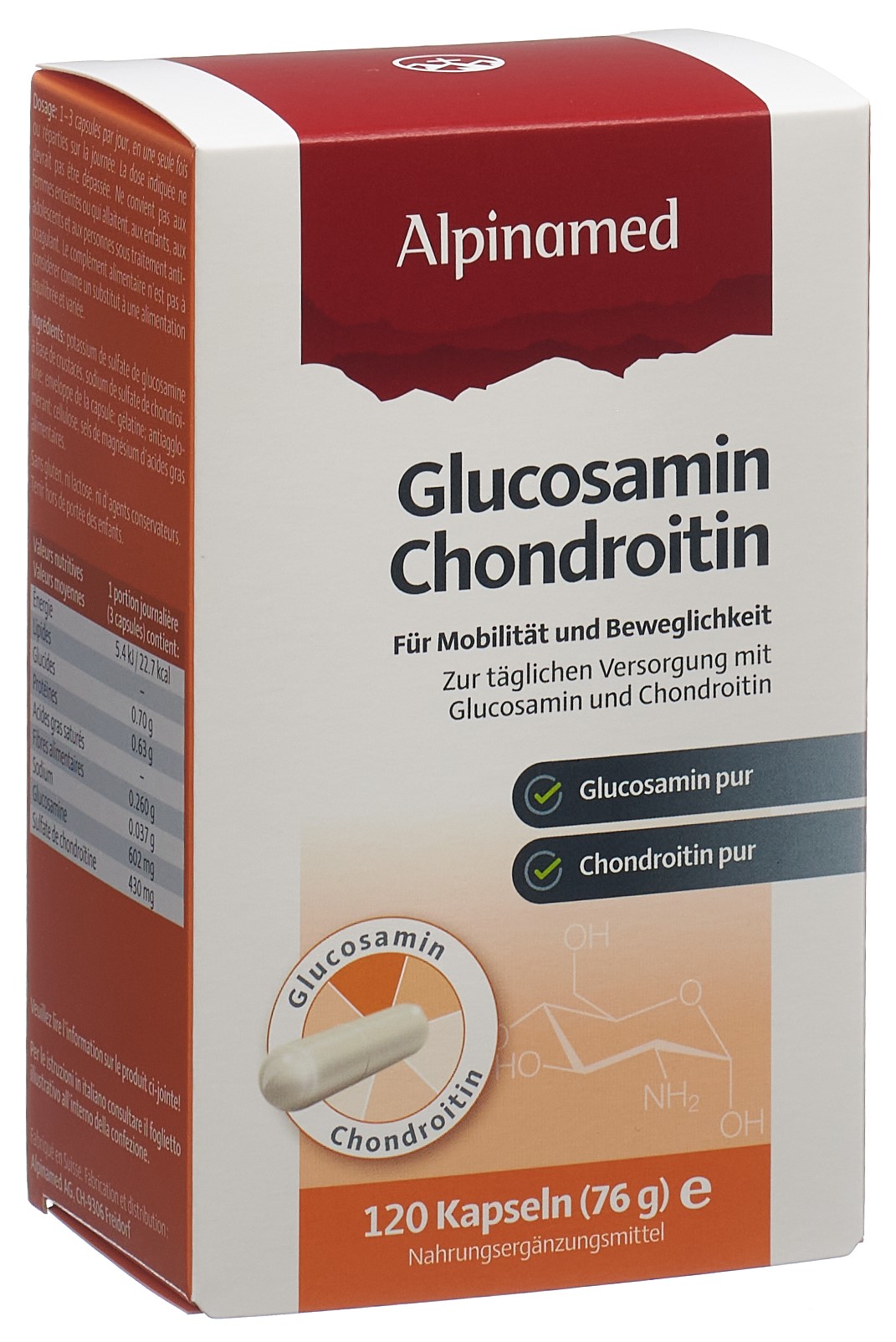 ALPINAMED Glucosamin Chondroitin Kaps 120 Stk