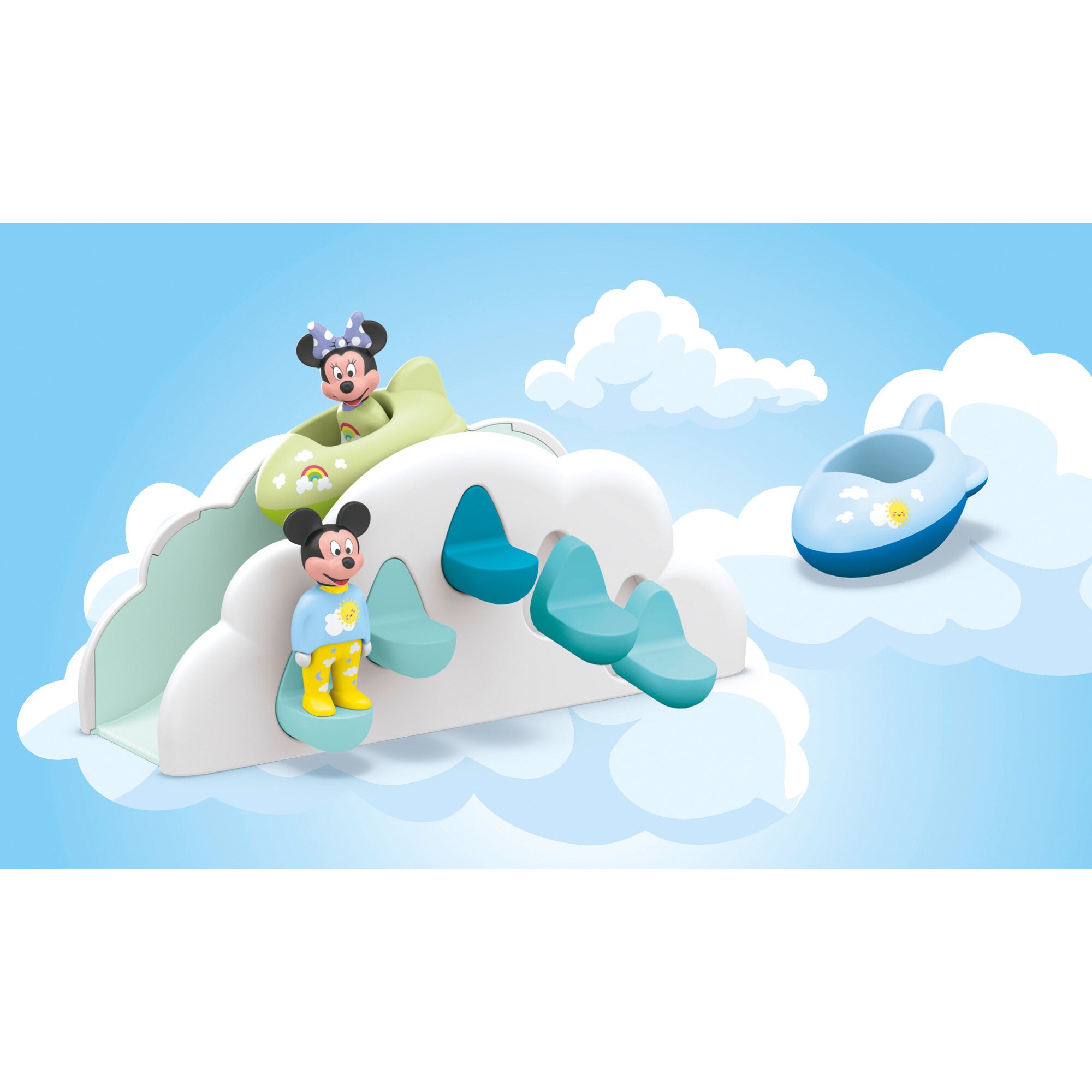 PLAYMOBIL Konstruktionsspielzeug Junior & Disney: Mickys & Minnies Wolkenhaus