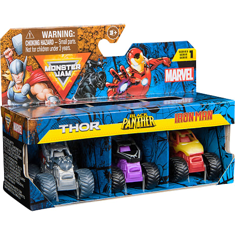 Monster Jam mini 1:87 Marvel monstertrucks