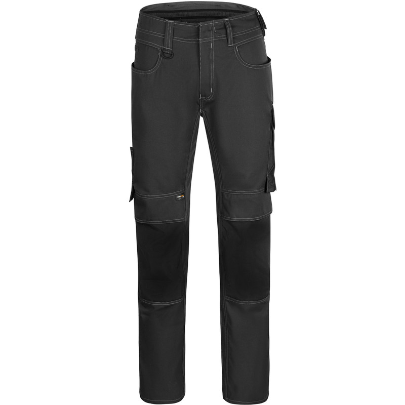 MASCOT® Mannheim broek met kniezakken 52R antraciet/ zwart