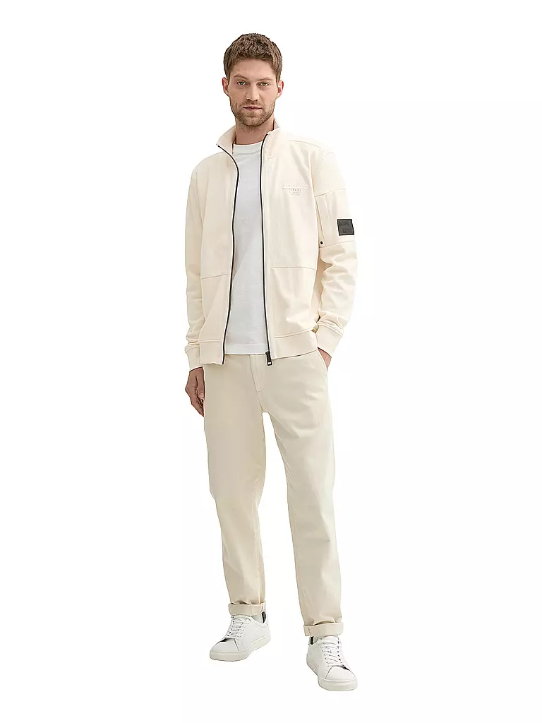 TOM TAILOR Sweatjacke  creme