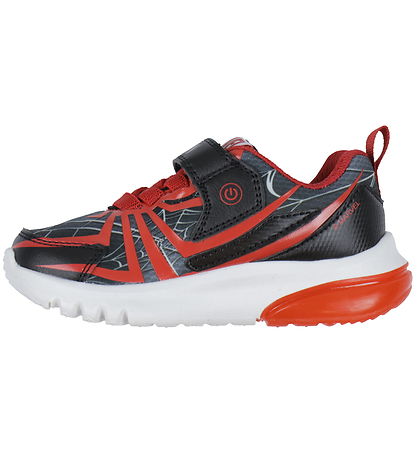 Geox Blinkschuhe - J Cyberdrone - Marvel Spider-Man - Black/Rot