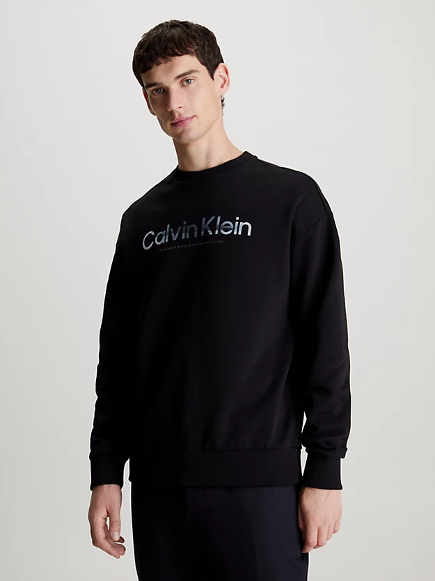 Moletom de algodão com logotipo