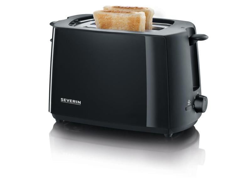 Severin Toaster AT 2287 Schwarz Klassischer Toaster, Schwarz