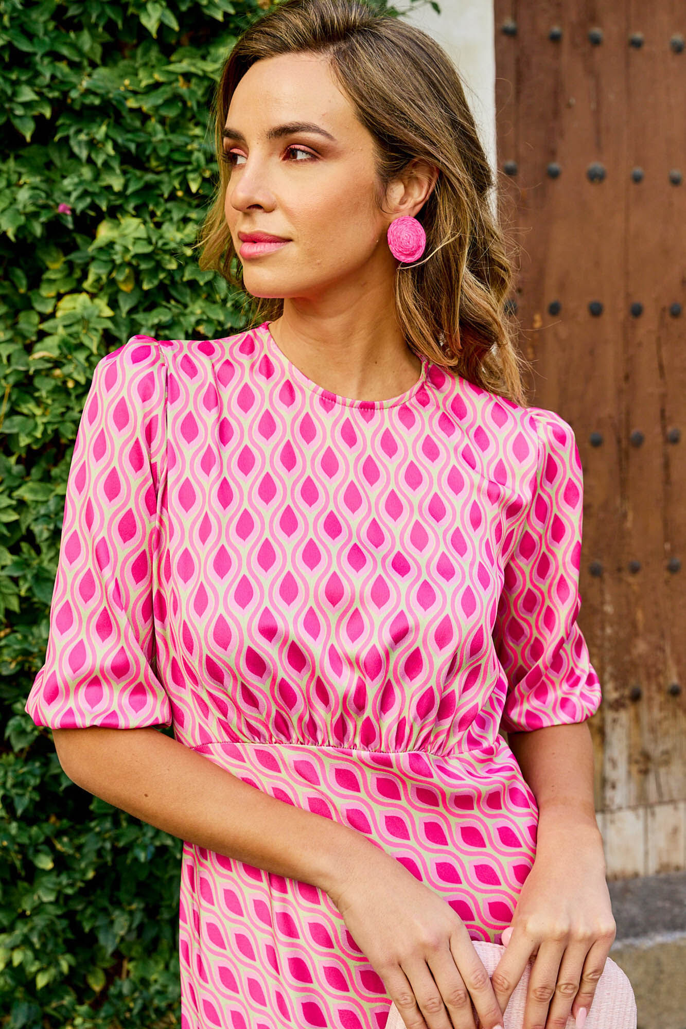 Vestido Framboesa com Babados - Vermelho