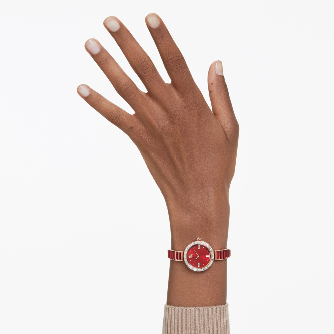 Swarovski Matrix Bangle Rot