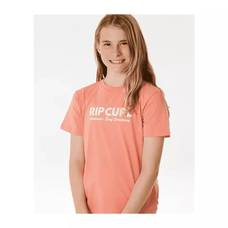 Teeshirt junior RIPCURL Surf Spray Standard Tee -Girl Coral