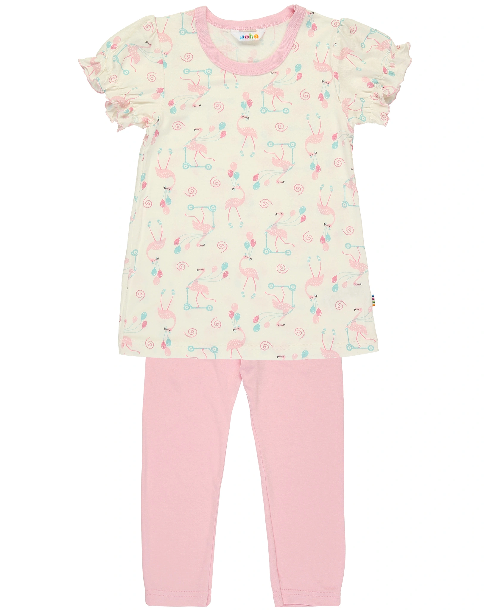 Schlafanzug kurz 4031 FLAMINGO in rose