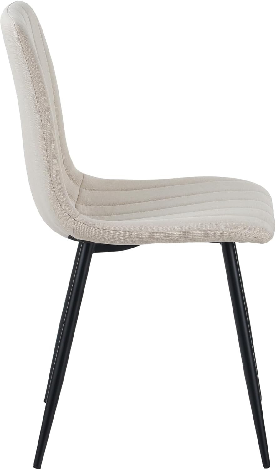Albatros Esszimmerstuhl Garda mit Stoff Bezug, 4er Set Beige, stilvolles Vintage Design, belastbar mit 110Kg, Polsterstuhl - Moderner Küchenstuhl, Stuhl Esszimmer oder Esstisch Stuhl
