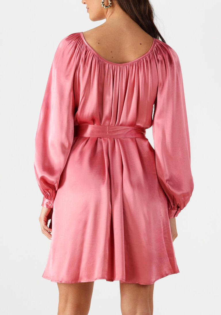 roze greek archaic kori mini jurk 130802