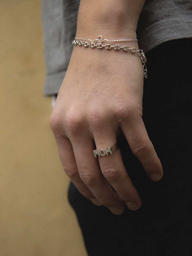 Maria Black Mom Ring Sølv