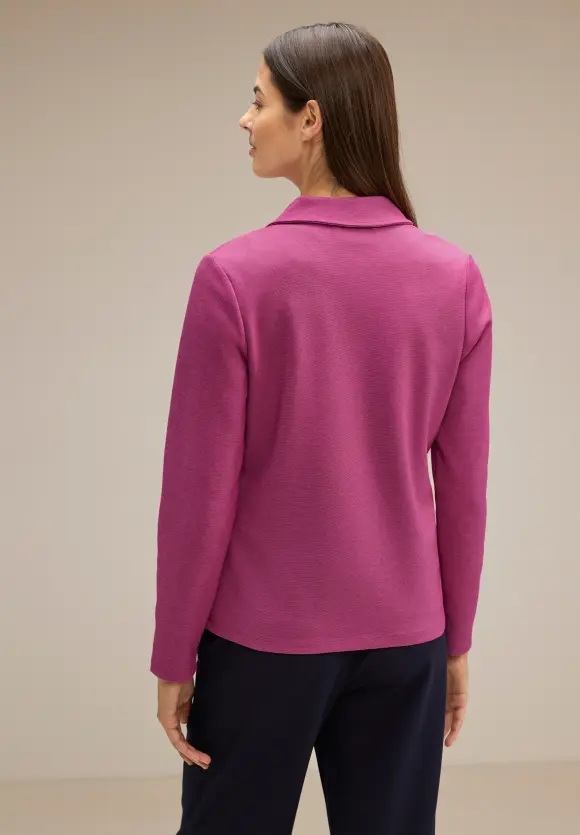 Basic Piqué Blazer - cozy pink melange