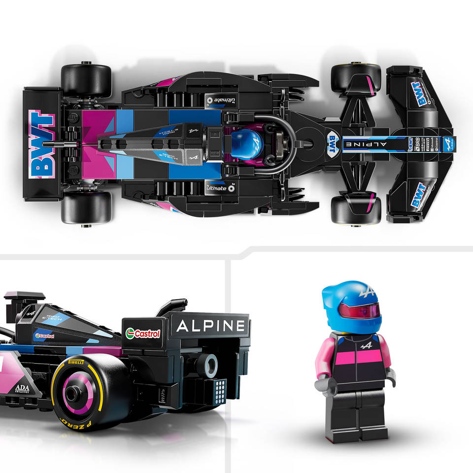 LEGO Speed Champions BWT Alpine F1 Team A524 racewagen 77248