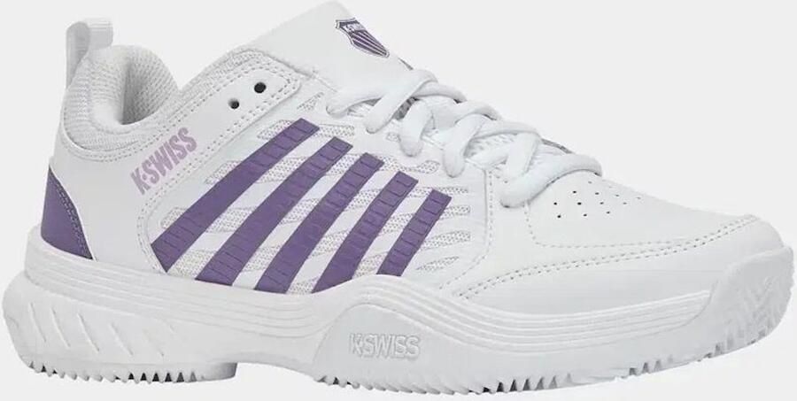 K-Swiss Court Express Gravel Dames Tennisschoenen 94429151m Kleur Wit-multicolour