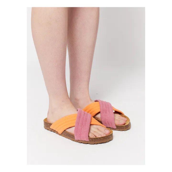 Bobo Choses Sandales Croisées Coton Bio - Collection Femme  | Rose