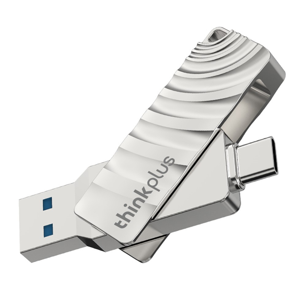 (256GB) Thinkplus USB C / USB 3.2 Speicher Stick Flash Drive mit 100 Mbit/s Lesegeschwindigkeit (MU232) - Silber