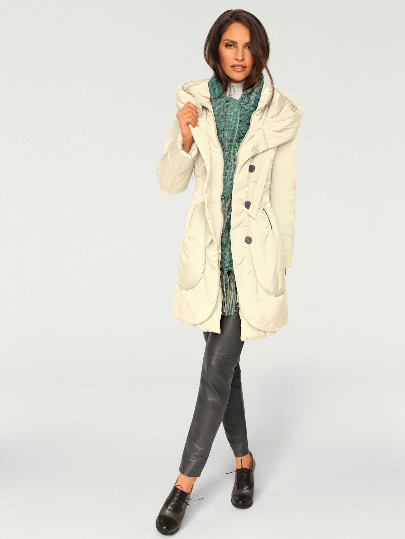 Parka veste d'extérieur facile à associer