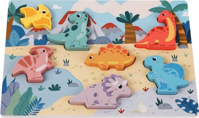 Kinder and Kids Puslespill Dinosaur 7 Brikker