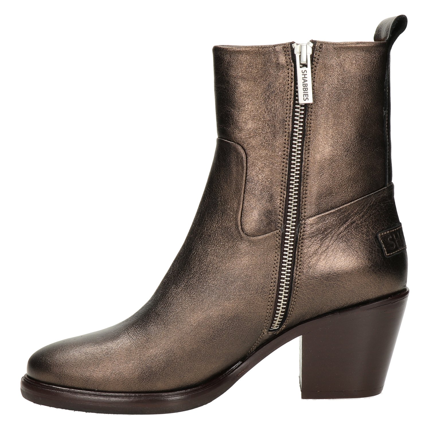 Shabbies Amsterdam Julie dames enkelboot Shabbies Amsterdam Brons