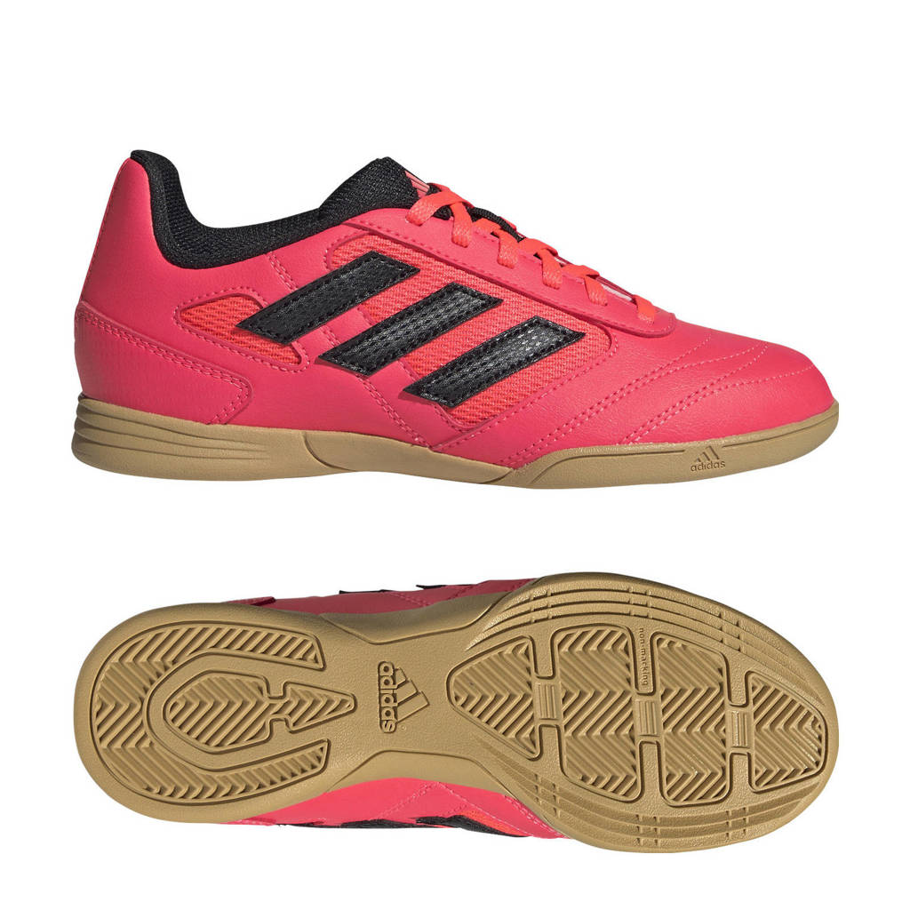 adidas Super Salajunior zaalvoetbalschoenen rood/zwart