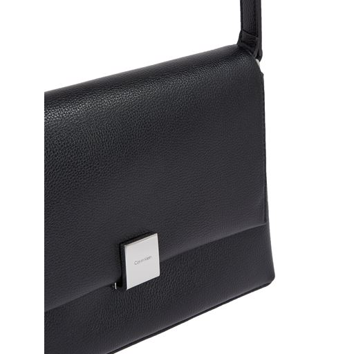 Calvin Klein Plaque Medium Skuldertaske, Black