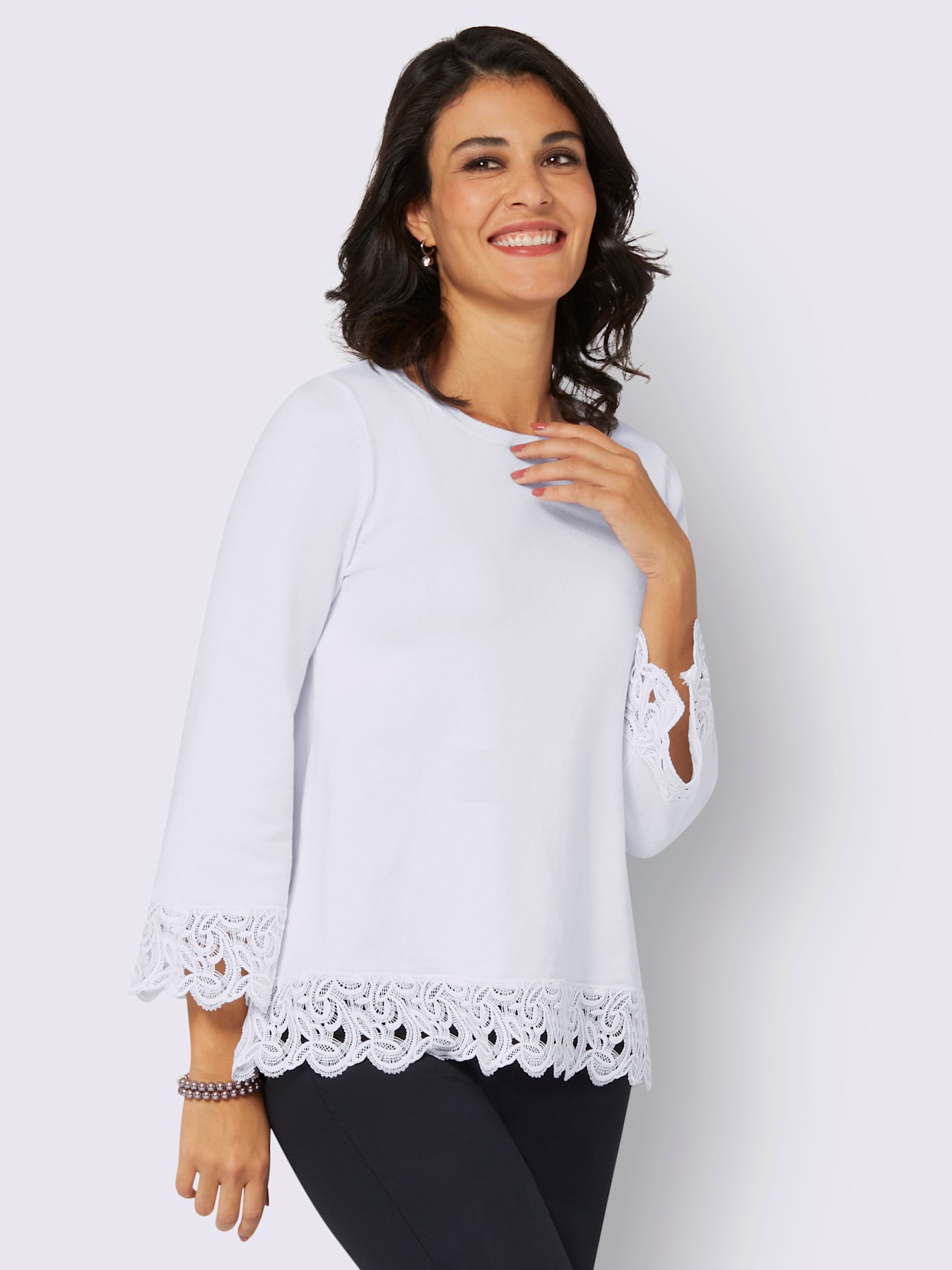 Pull mélange de lyocell et de viscose de qualité