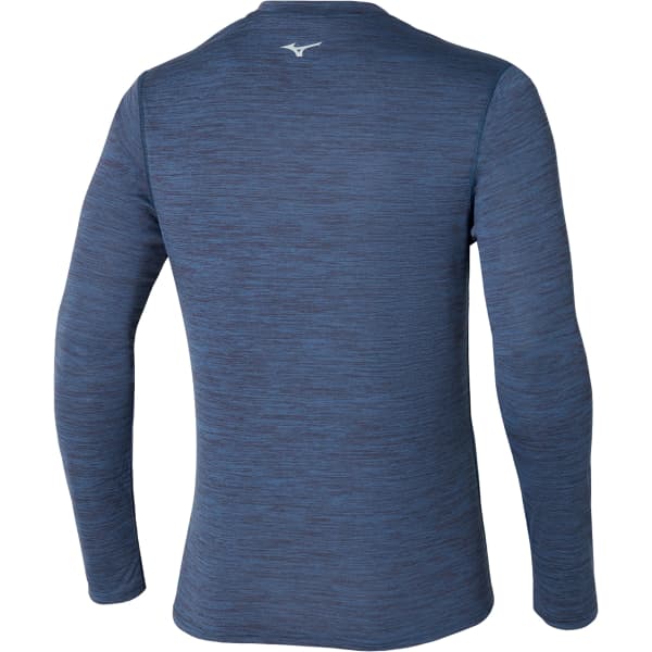 T-shirt trail MIZUNO IMPULSE CORE LS HZ TEE ESTATE BLUE