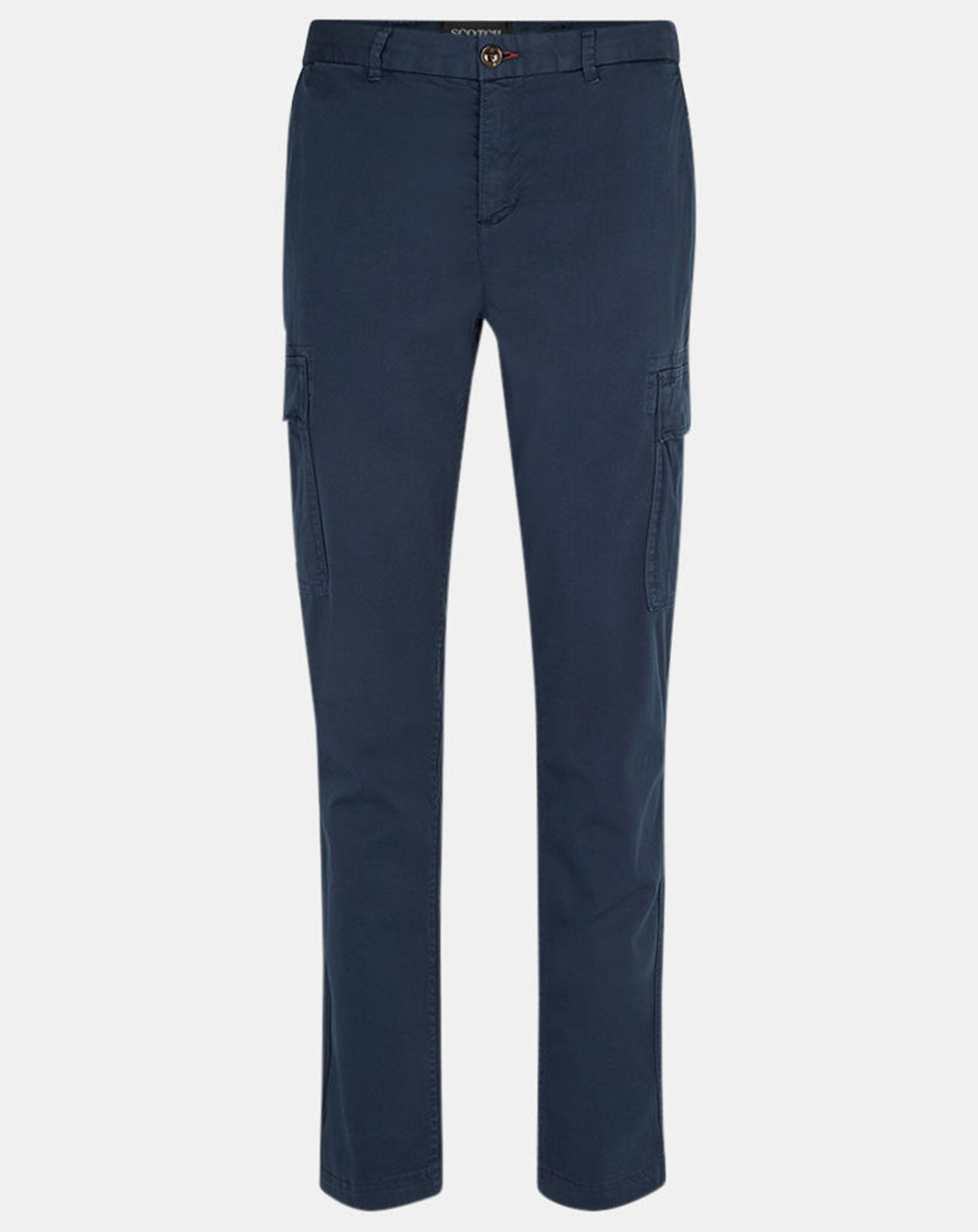 Scotch & Soda Pantalon Cargo Slim Fit Stuart bleu marine