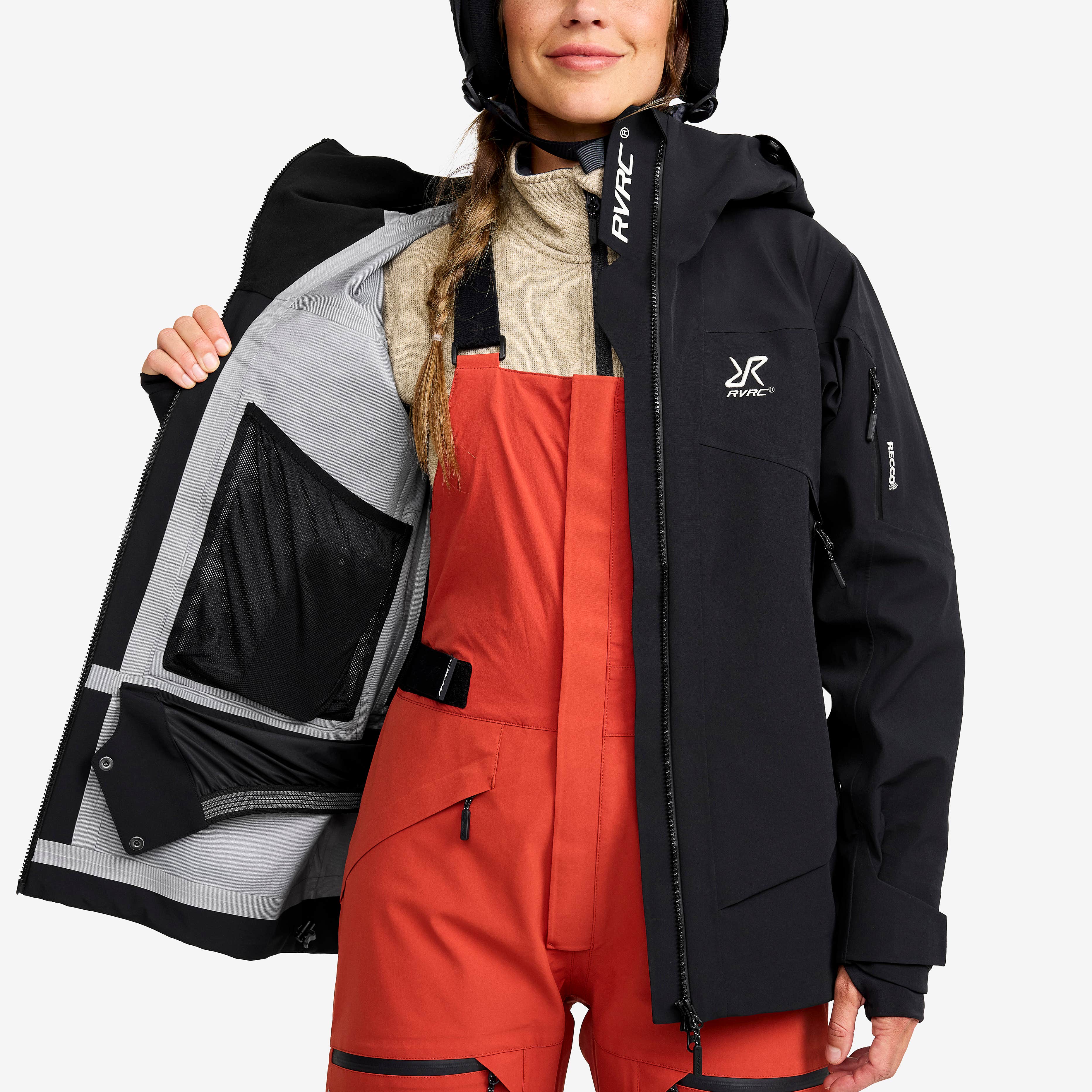 Atlas 3L Ski Jacket Dame Black