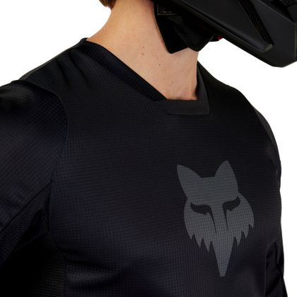 Maillot cross Fox 180 - BLACKOUT 2025 - Noir