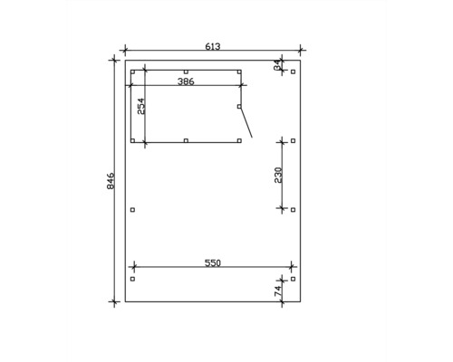 SKAN HOLZ Emsland dubbele carport inclusief berging, EPDM-membraan, paalankers 613 x 846 cm notenhout