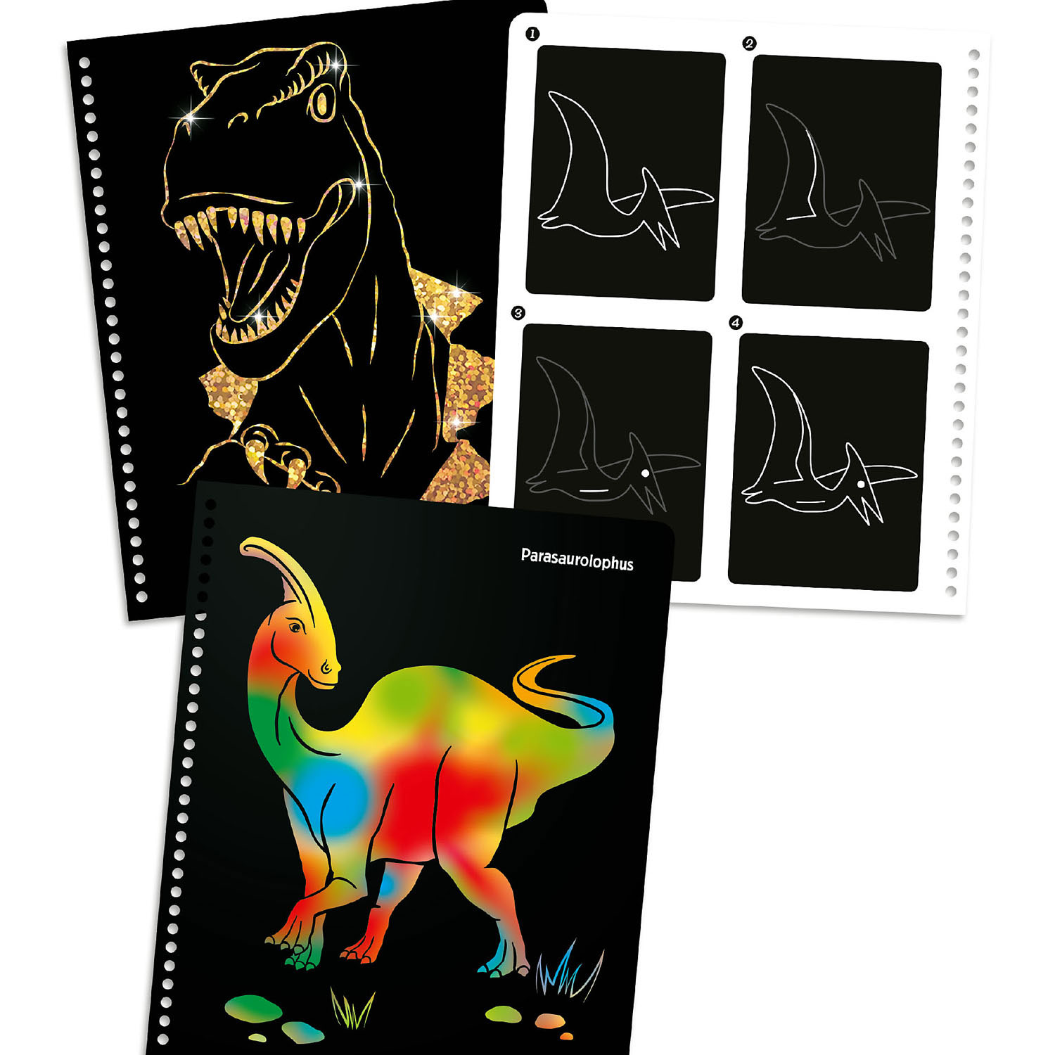 Dino World Magic Scratch Boek