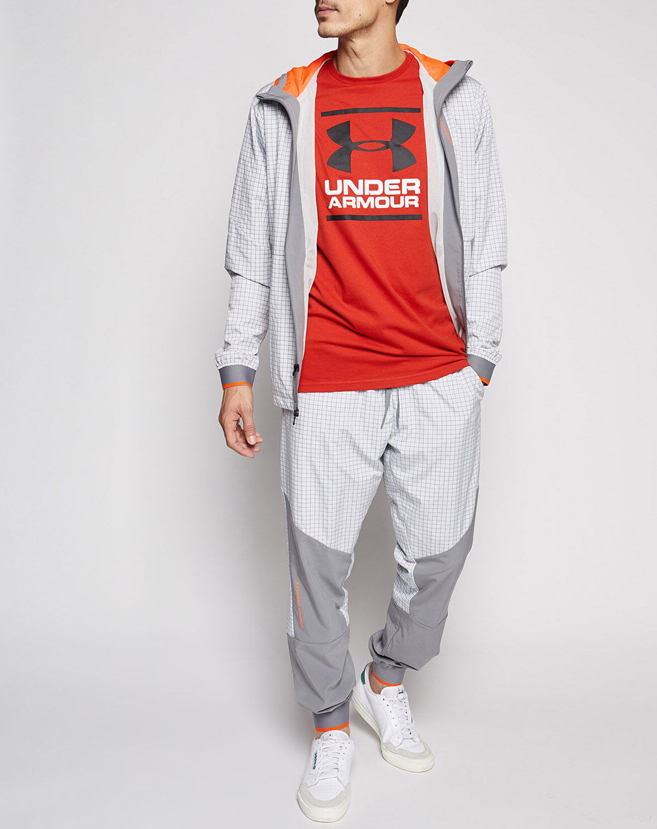 Under Armour Coupe-vent technique tissé UA Rush™ Legacy gris